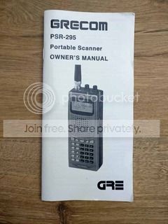 Scanner GRE PSR-600 P25 - Police, Incendie, VHF, UHF - Fonctionnel !